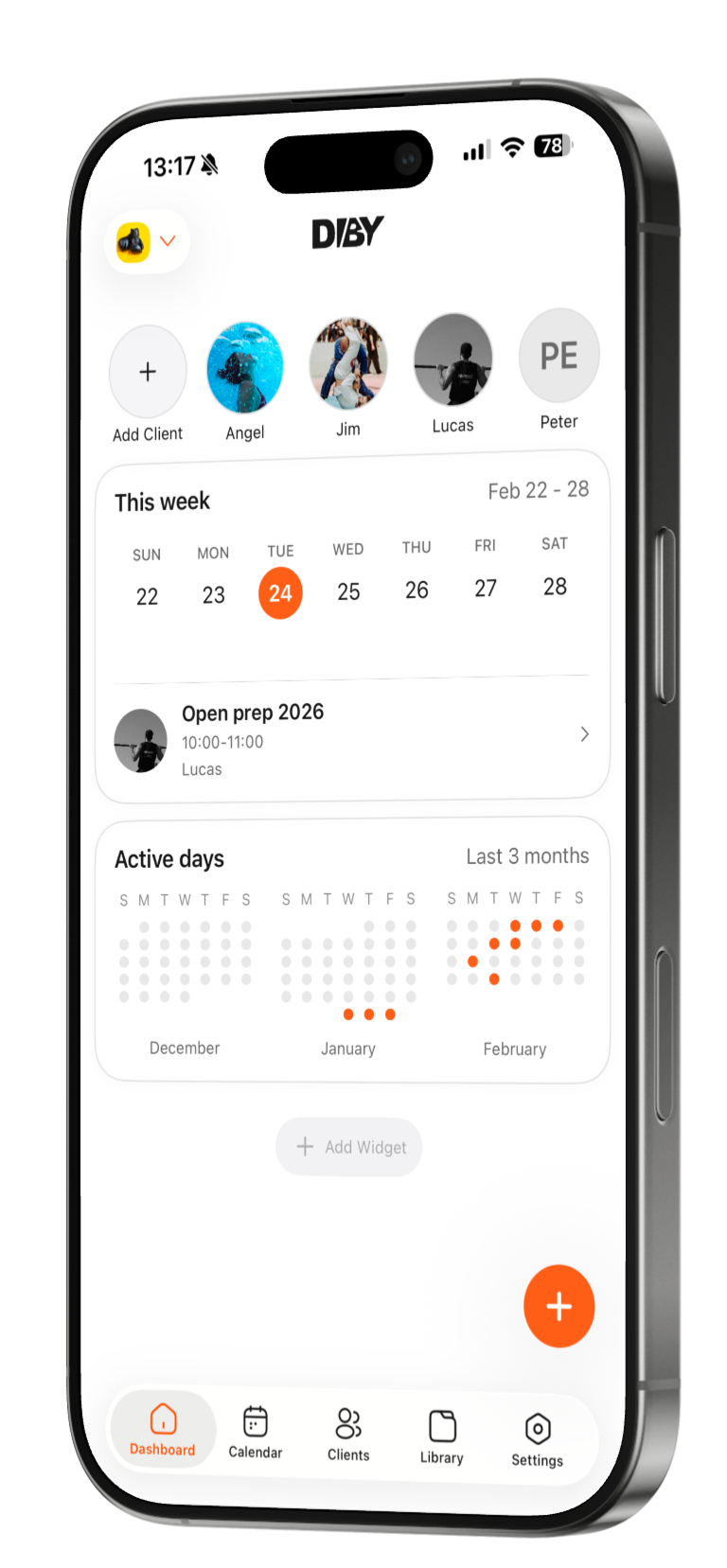 Diby dashboard