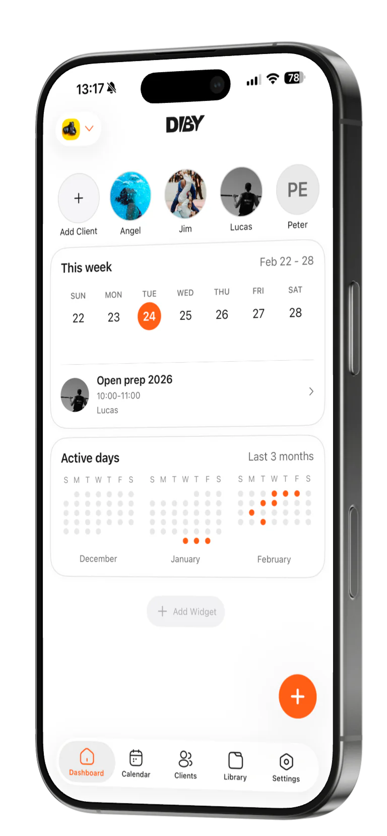 Diby dashboard